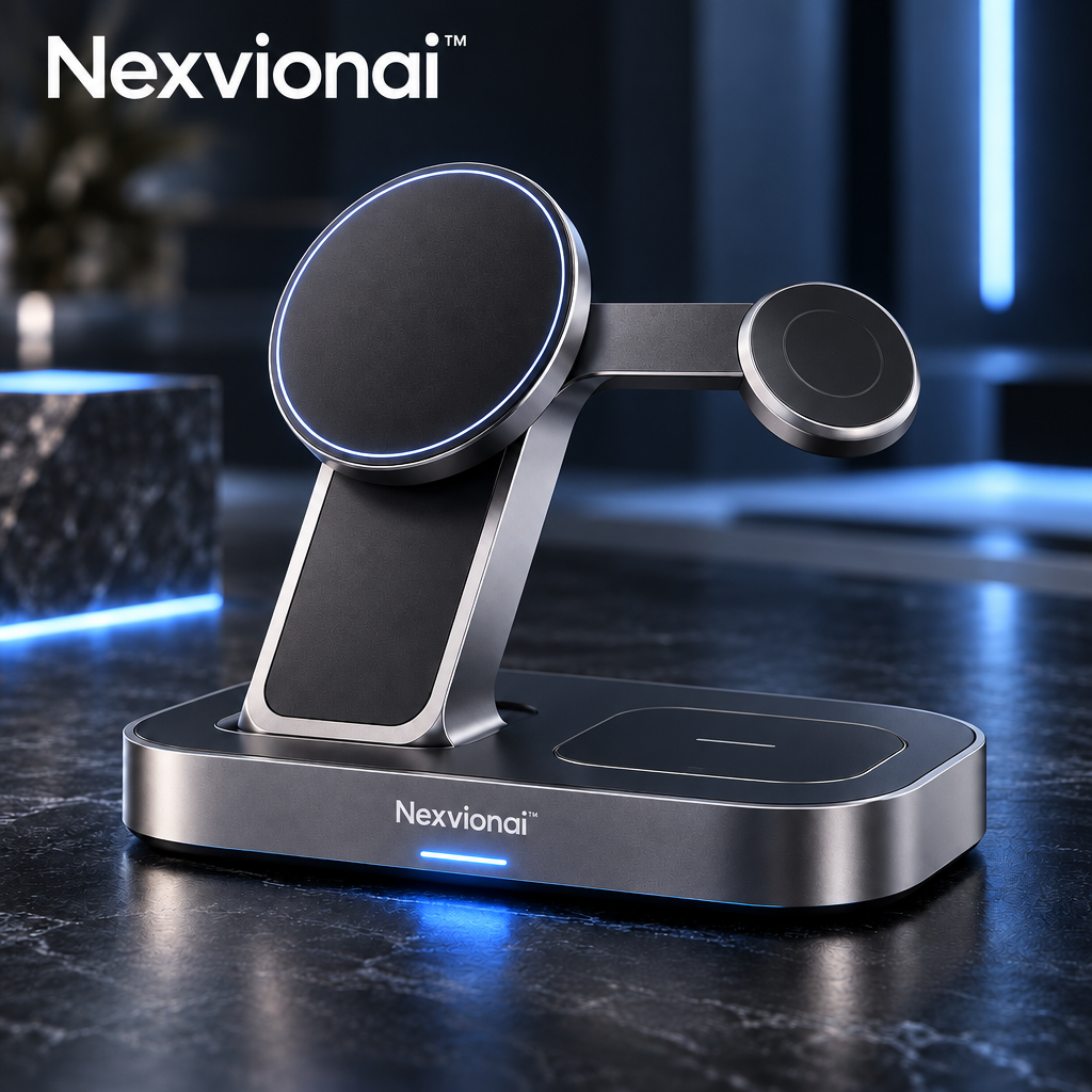Nexvionai™ 3-in-1 Magnetic Wireless Charger