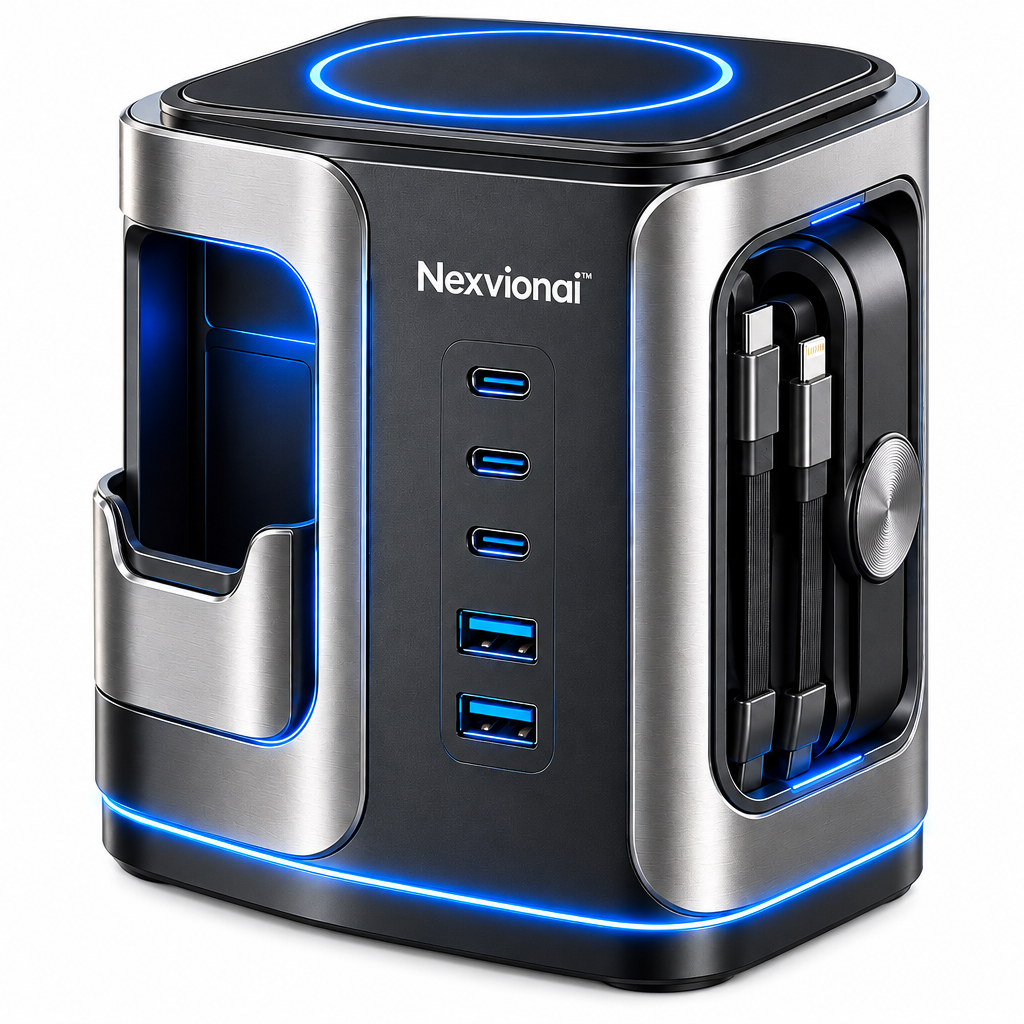 Nexvionai™ Smart Desk Charging Hub