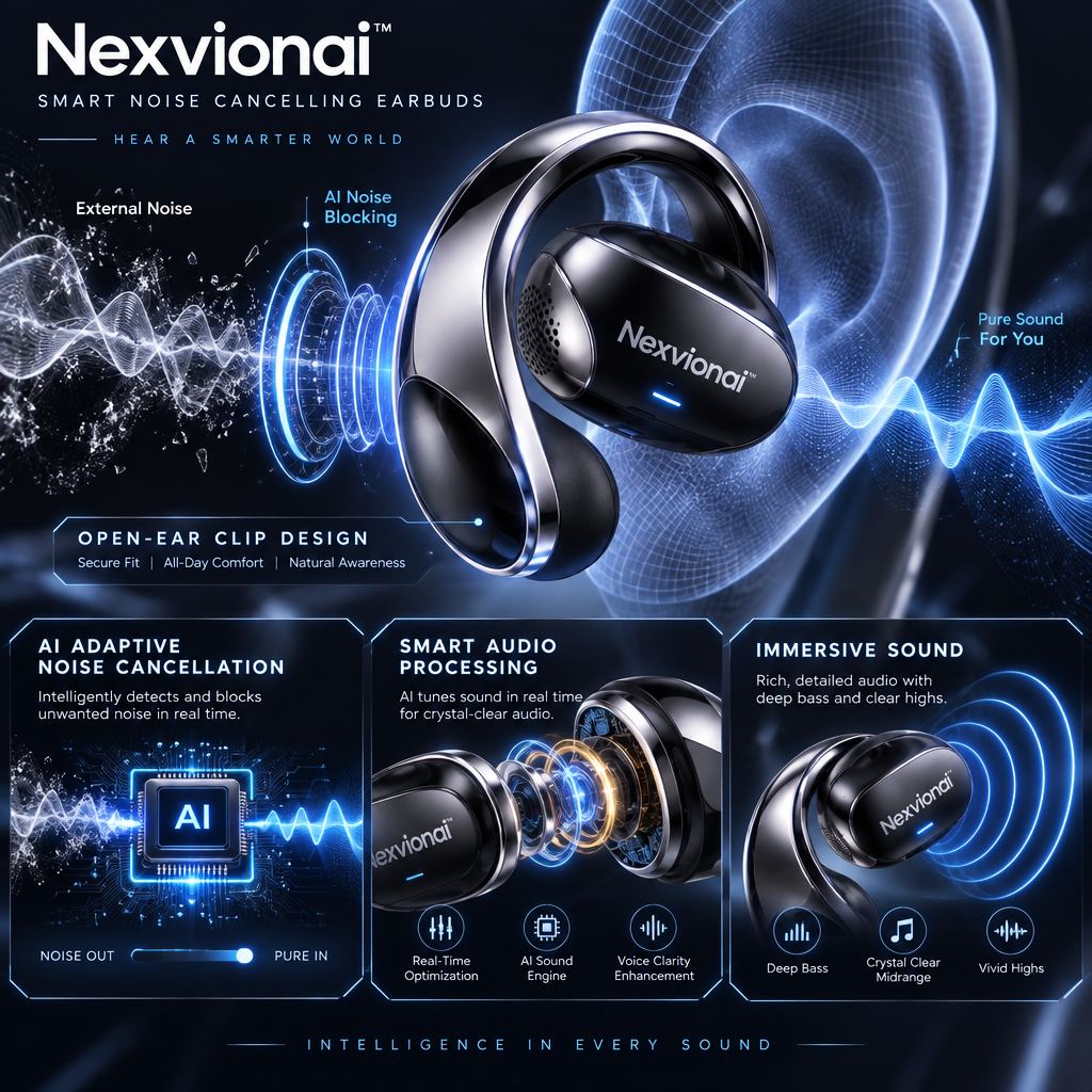 Nexvionai™ Smart Noise Cancelling Earbuds