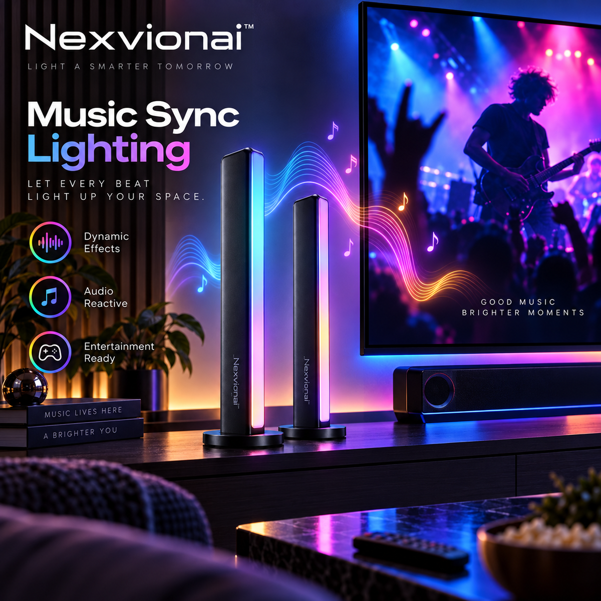 Nexvionai™ Smart LED Ambient Light Bar