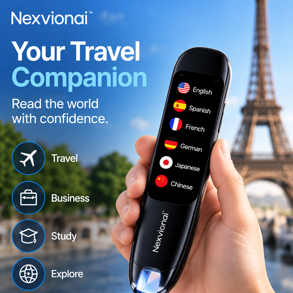 Nexvionai™ AI Translation Pen Scanner