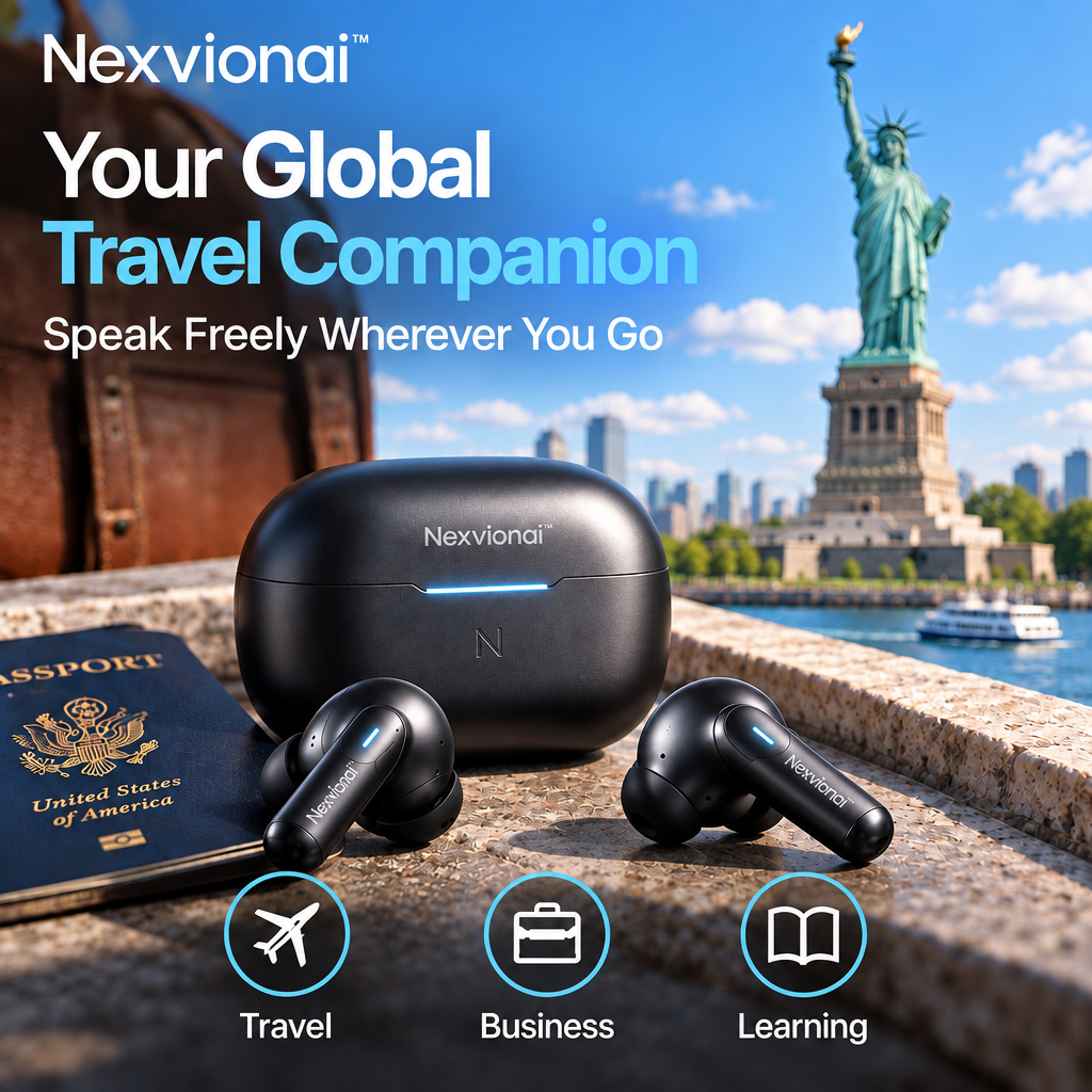 Nexvionai™ AI Translation Earbuds