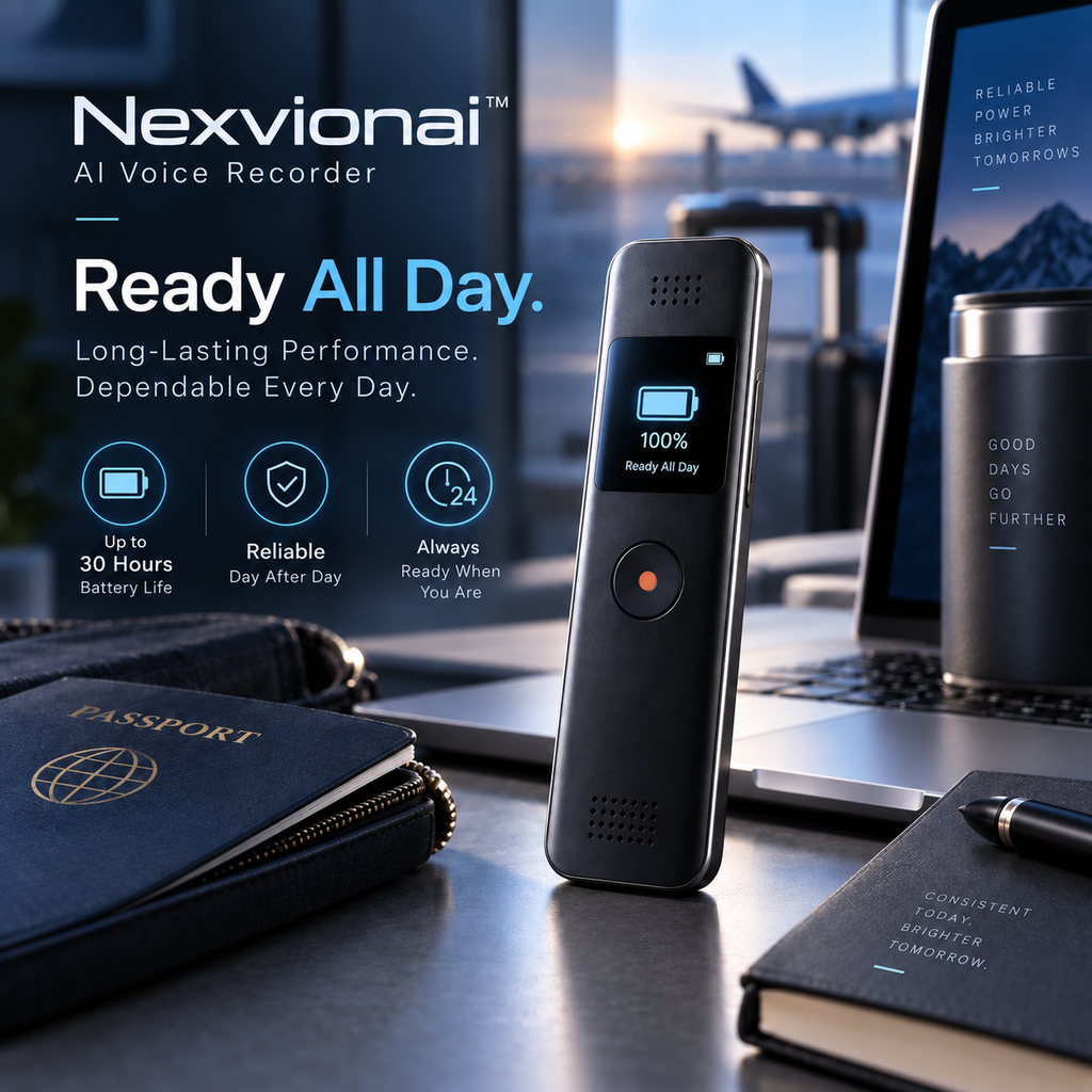 Nexvionai™ AI Voice Recorder