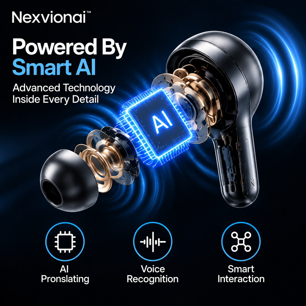 Nexvionai™ AI Translation Earbuds