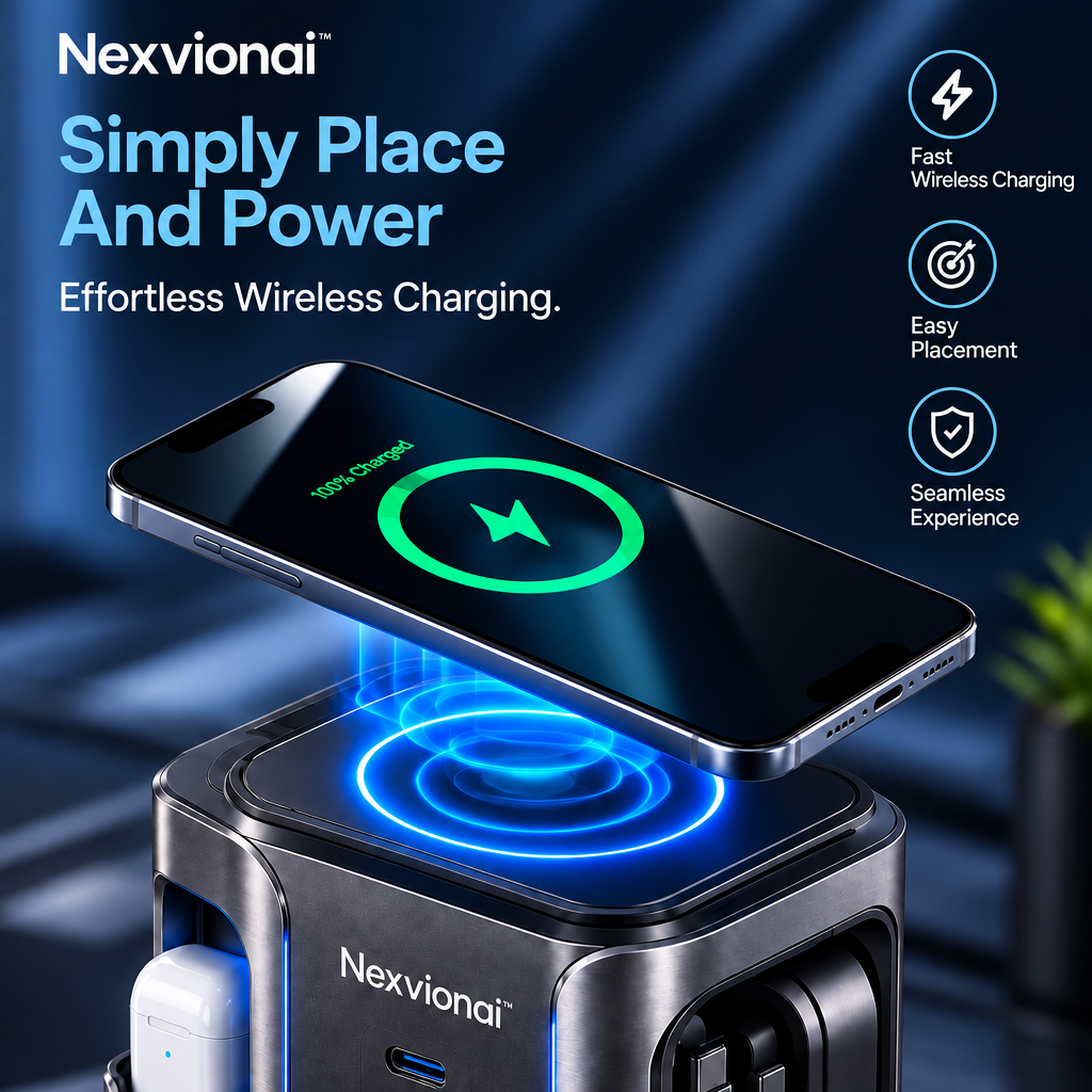Nexvionai™ Smart Desk Charging Hub