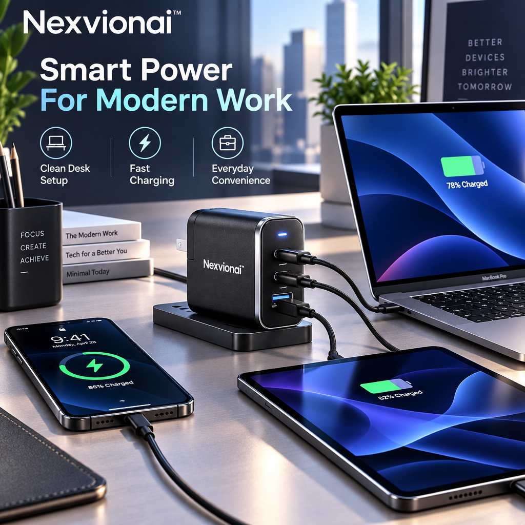 Nexvionai™ 65W GaN Fast Charger