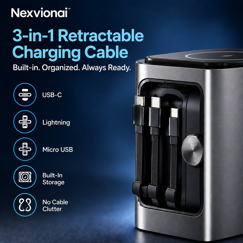 Nexvionai™ Smart Desk Charging Hub